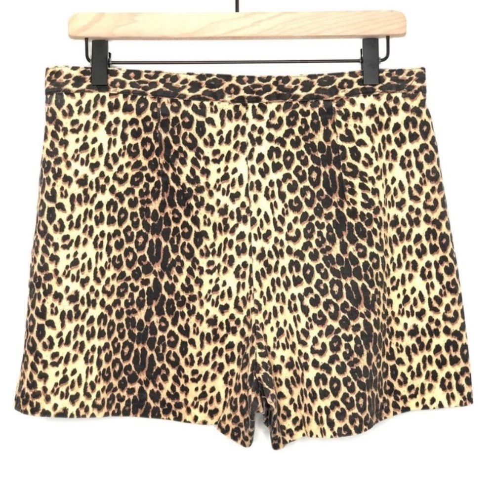 Leopard print shorts